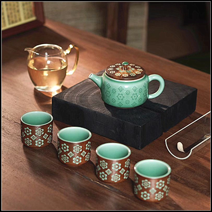 宝相花茶具3
